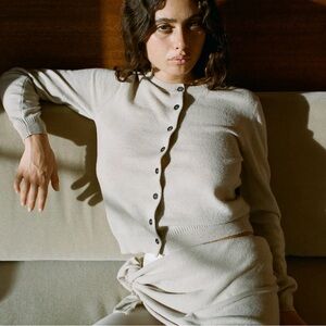 Tricot x Gil Rodriguez cashmere cardigan